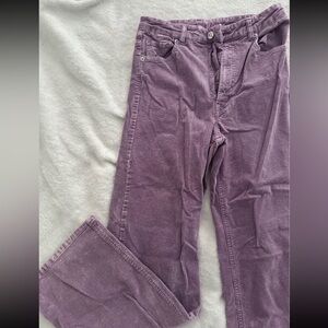 H&M Purple Corduroy Pants